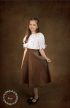 Lapszoknya - csokibarna  színben