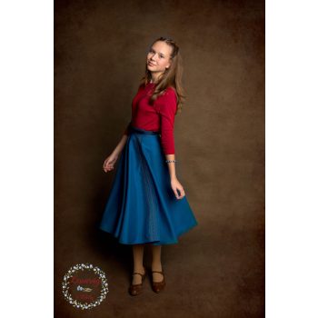 Lapszoknya - petrolkék színben