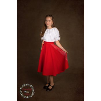 Lapszoknya - piros színben