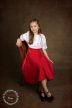 Lapszoknya - piros színben