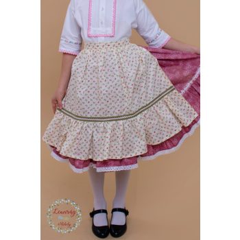 Kötény - fodros aljú